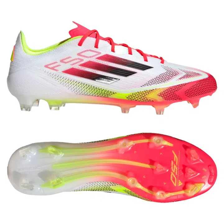 F50 Elite firm ground fibertouch and TPU boots, $319, Adidas