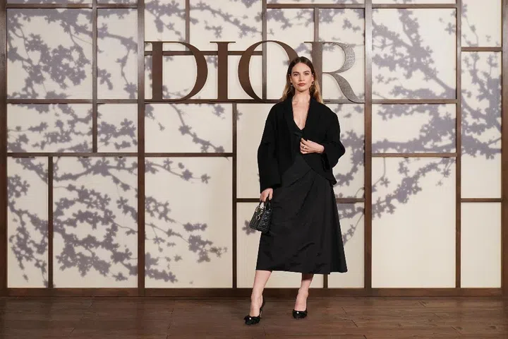 Dior Japan Lily James