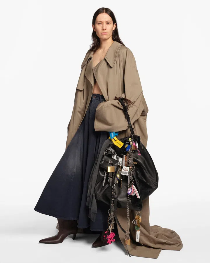 A model wearing Balenciaga Spring 2026