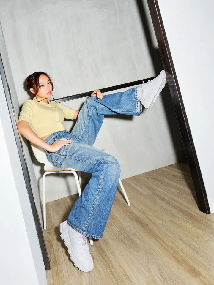 Charlotte Seet In Onitsuka Tiger For F ZINE Volume 1 Cover