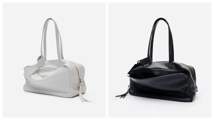 balenciaga carrie bowling bag in two colours