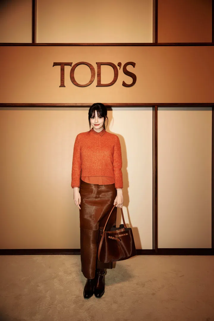 Becky Armstsrong at Tod’s Spring Summer 2027 Milan Fashion Week