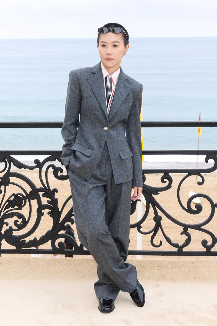 Chanel Cruise 2026 2027 celebrity fashion outfits - Leah Dou