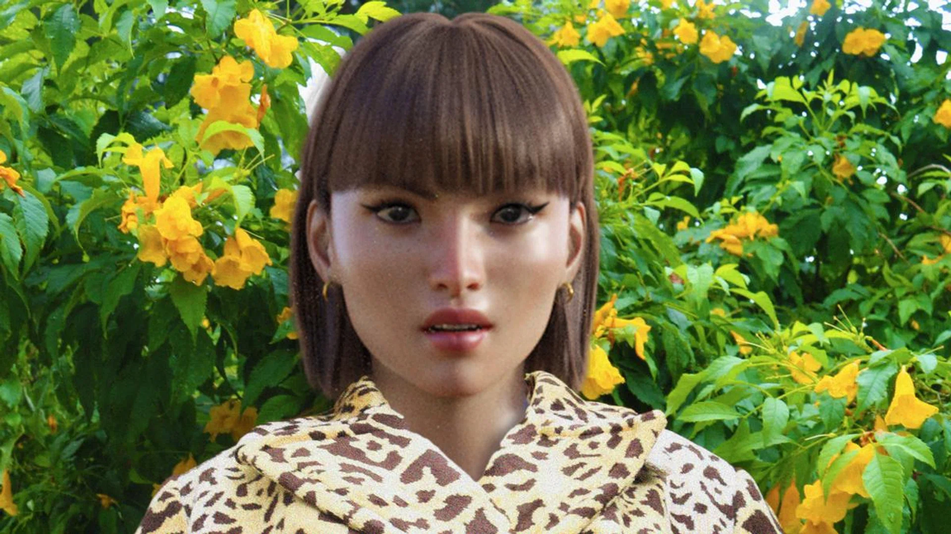 Ava, the virtual model makes her fashion magazine debut for FEMALE's Oct 2020 edition. Credit: Courtesy 