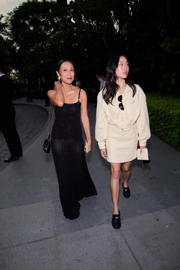 Tan Kheng Hua and Lim Shi-An at Chanel Cruise 2025/26 show in Singapore