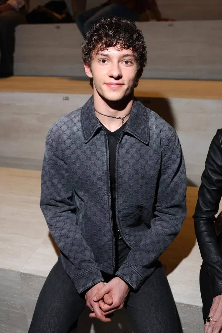 kimi antonelli gucci milan fashion week