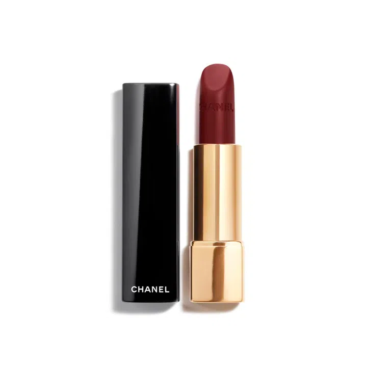 Rouge Allure Velvet lipstick in 72 Mysterieuse, $70, Chanel Fragrance & Beauty Boutique
