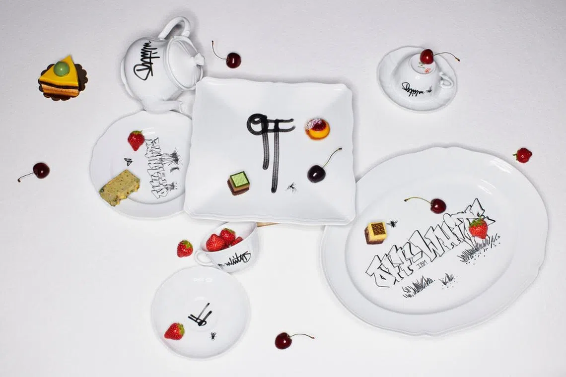 ホワイト＆ブラック　世界限定250個❗️ Virgil Plate Abloh