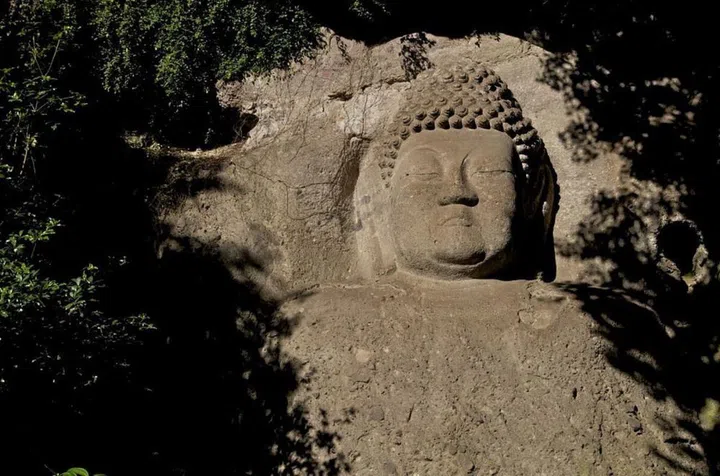 Kumano Magaibutsu Stone Buddha