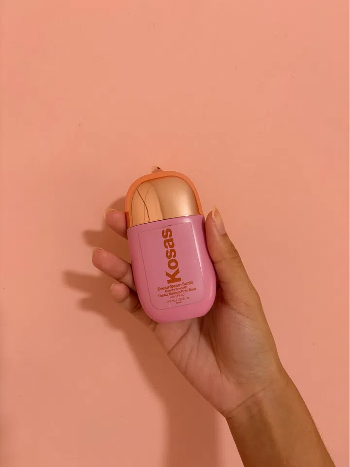 Best sunscreens for face - Kosas DreamBeam Comfy Smooth Tinted Makeup Prep Base SPF40