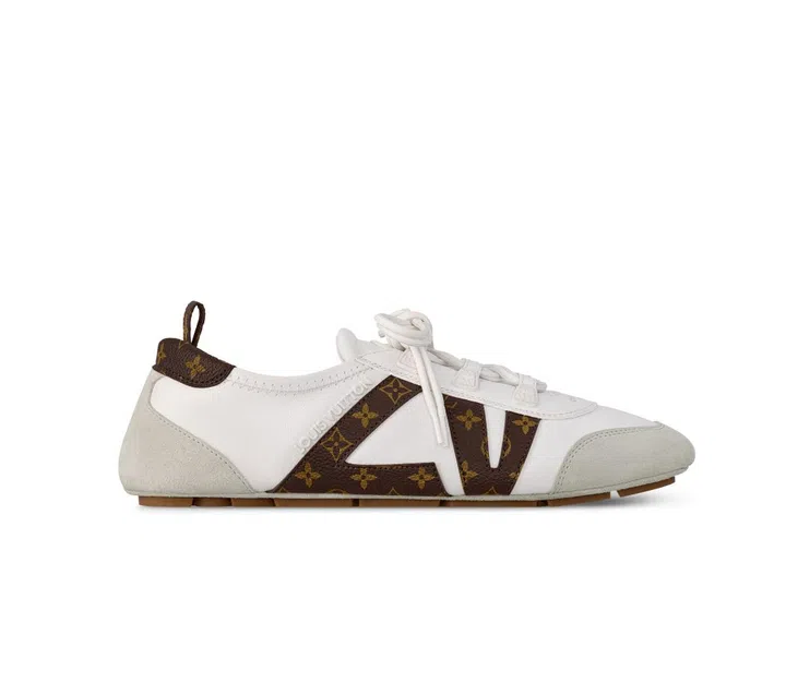 White LV Sneakerina