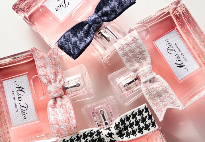 miss dior perfume animated film custom bows