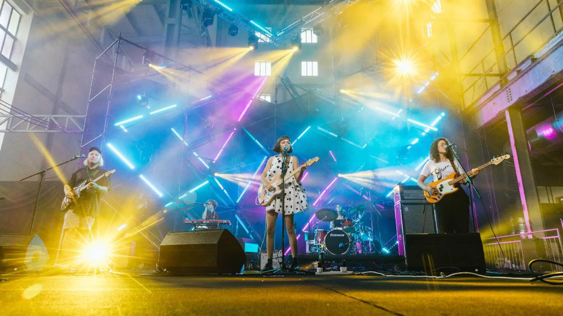 Aussie indie rocker Stella Donnelly performing at the inaugural Alex Blake Charlie Session in 2019. Credit: Alvin Ho