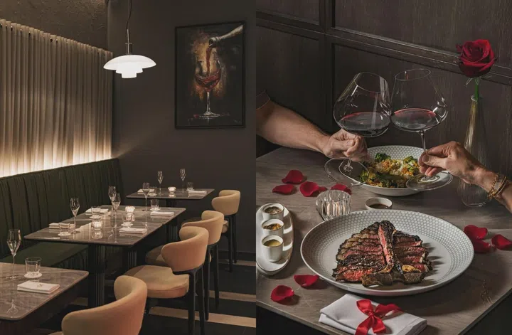 New romantic restaurants Singapore 2026 - 54° Steakhouse