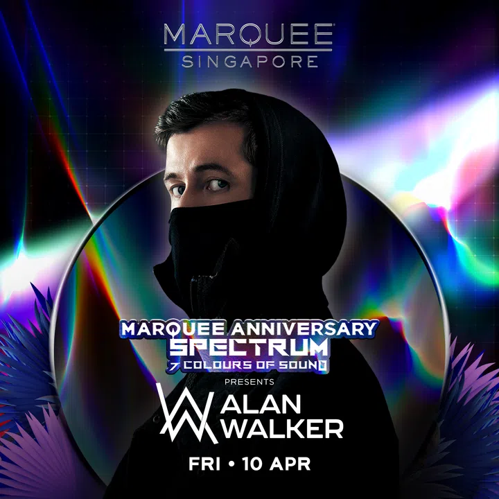 Marquee Singapore Alan Walker April 2026