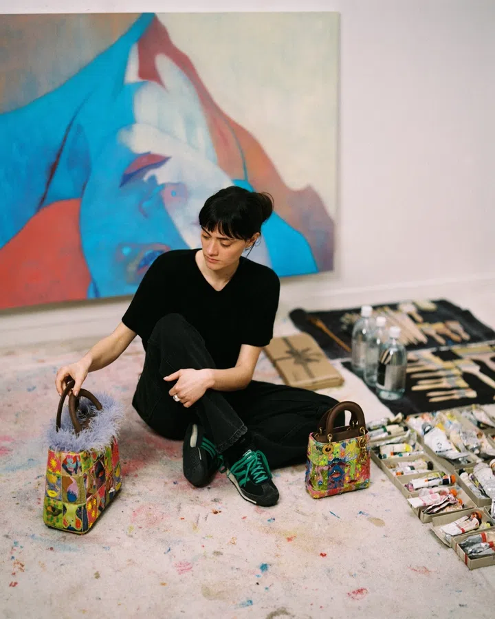 Lady Dior Art 10th anniversary INES LONGEVIAL