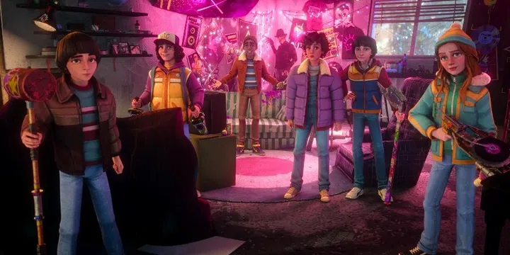 stranger things tales from 85 animated spin off 