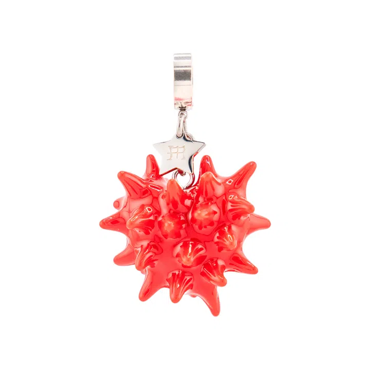 Mini Blob stainless steel and resin earrings, $37, www.miao-atelier.com