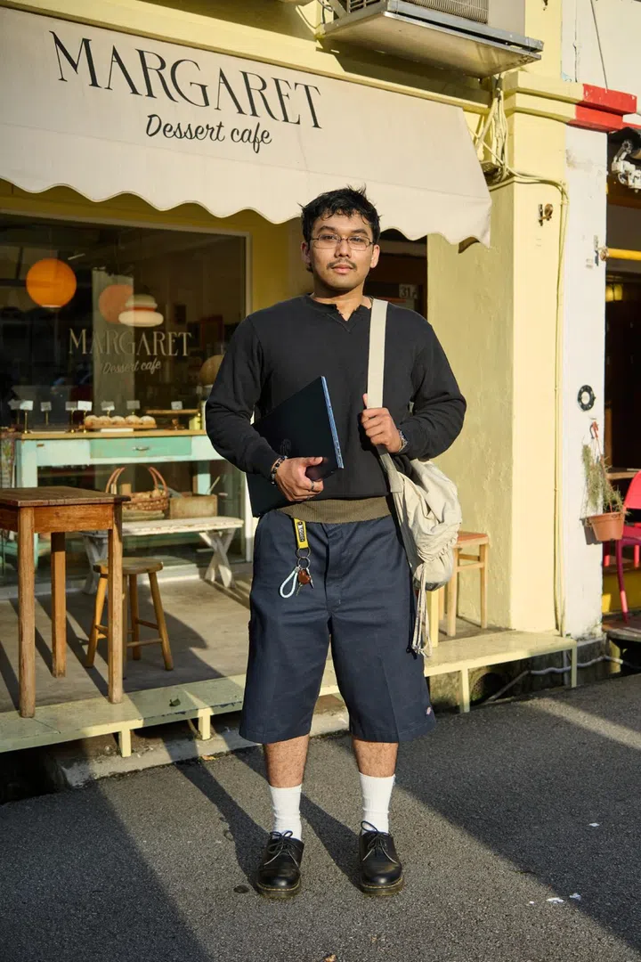 singapore street style female people fashion jorts mens fashion inspo