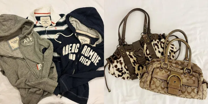 Y'S CLOSET CLOTHES 2 JACKETS AND BAGS