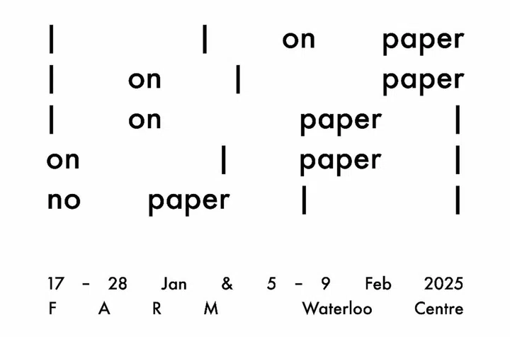 ON PAPER EXHIBITION SINGAPORE ART WEEK 2025