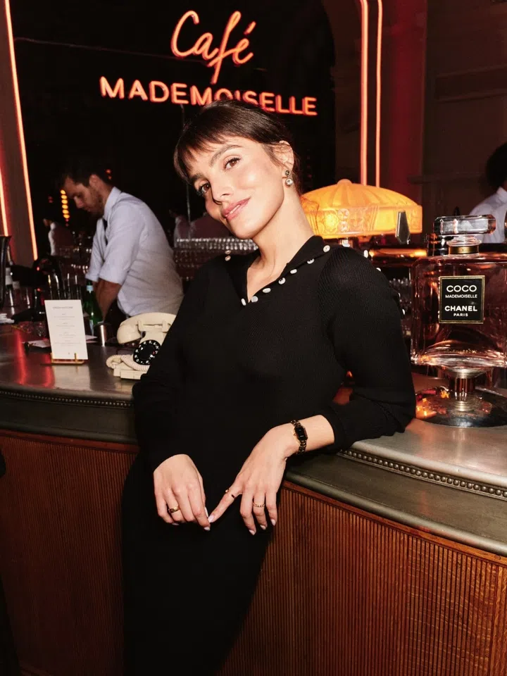 Lux Pascal at chanel coco mademoiselle crush absolu party in paris