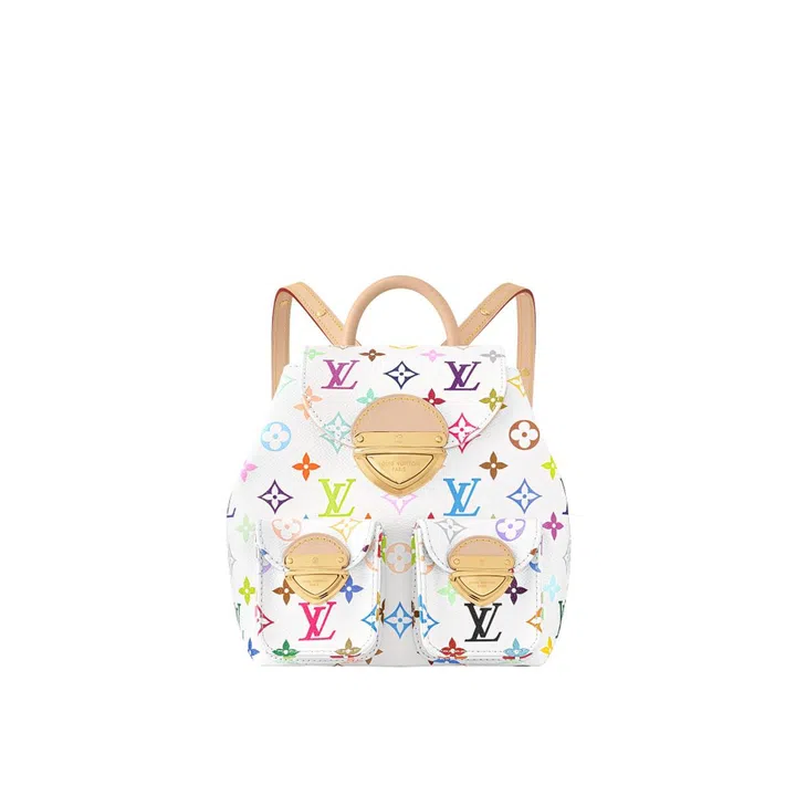lv takashi murakami venice backpack