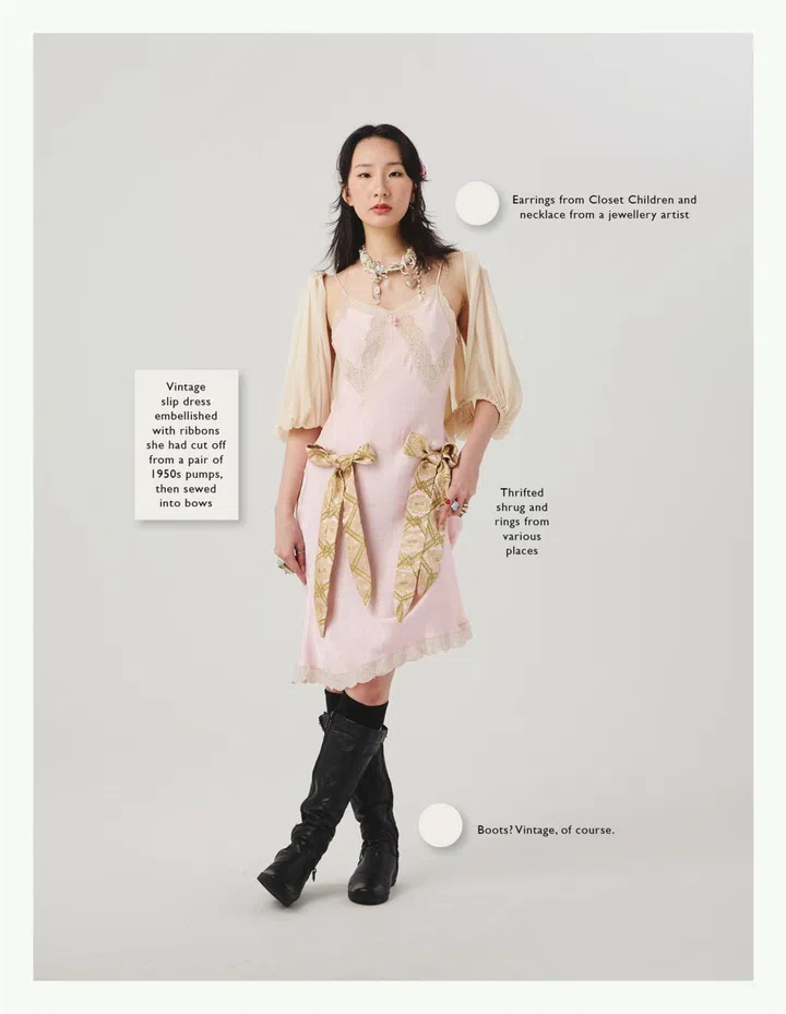gen z fashion pink dress