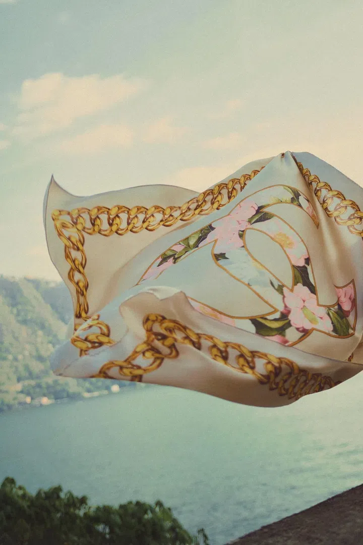 Silk scarf by Mantero for Chanel Cruise 2025/26 collection
