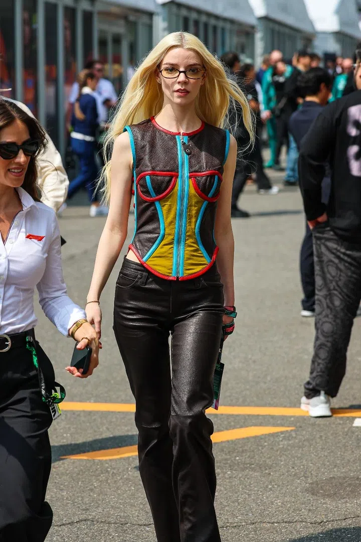 formula 1 grand prix 2026 celebrities - Anya Taylor Joy