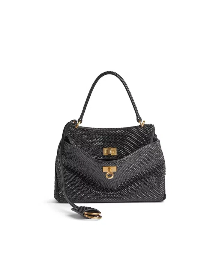 balenciaga valentines day series 2025 bedazzled rodeo mini bag