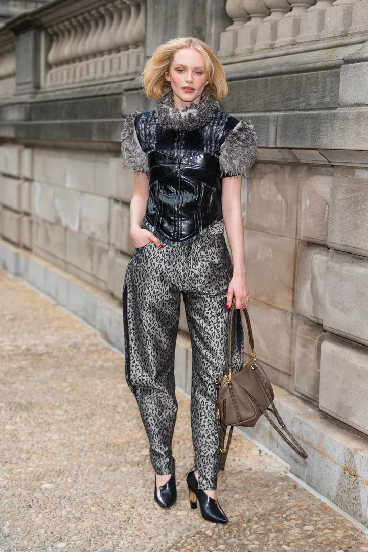 Emma Laird Louis Vuitton Cruise 2027 outfit fashion