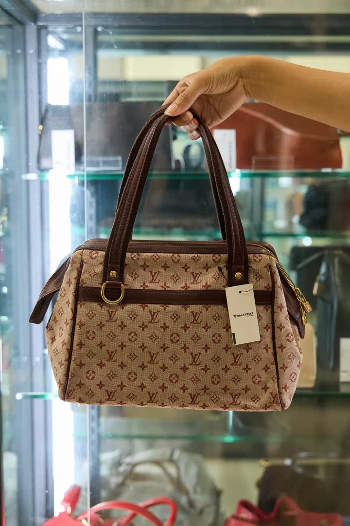 thrift louis vuitton sg lv Josephine idylle jacquard bag 2nd street thrift store
