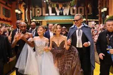 Wicked: For Good Singapore premiere Cynthia Erivo Ariana Grande Michelle Yeoh Jeff Goldblum Universal Studios Singapore