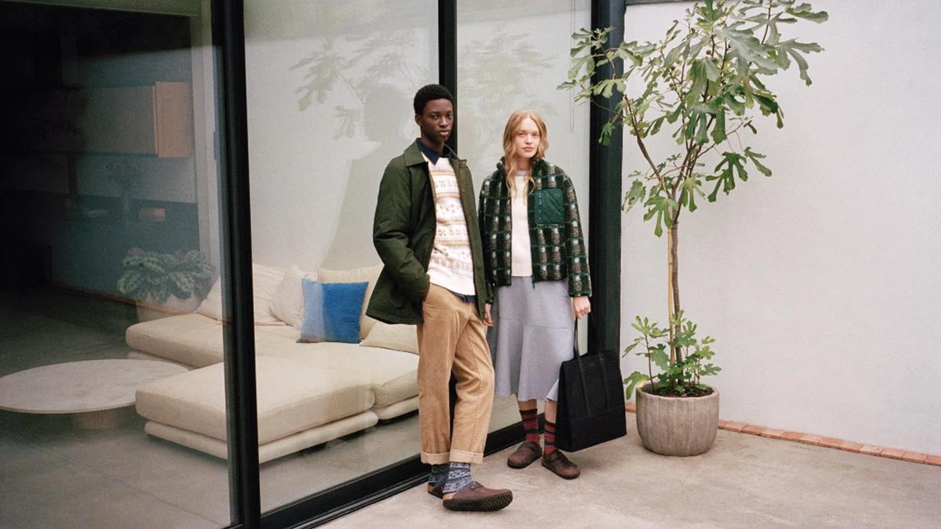 The Uniqlo x JW Anderson Fall Winter 2022 collection is decidedly stripped back and pleasantly unfussy. Credit: Uniqlo