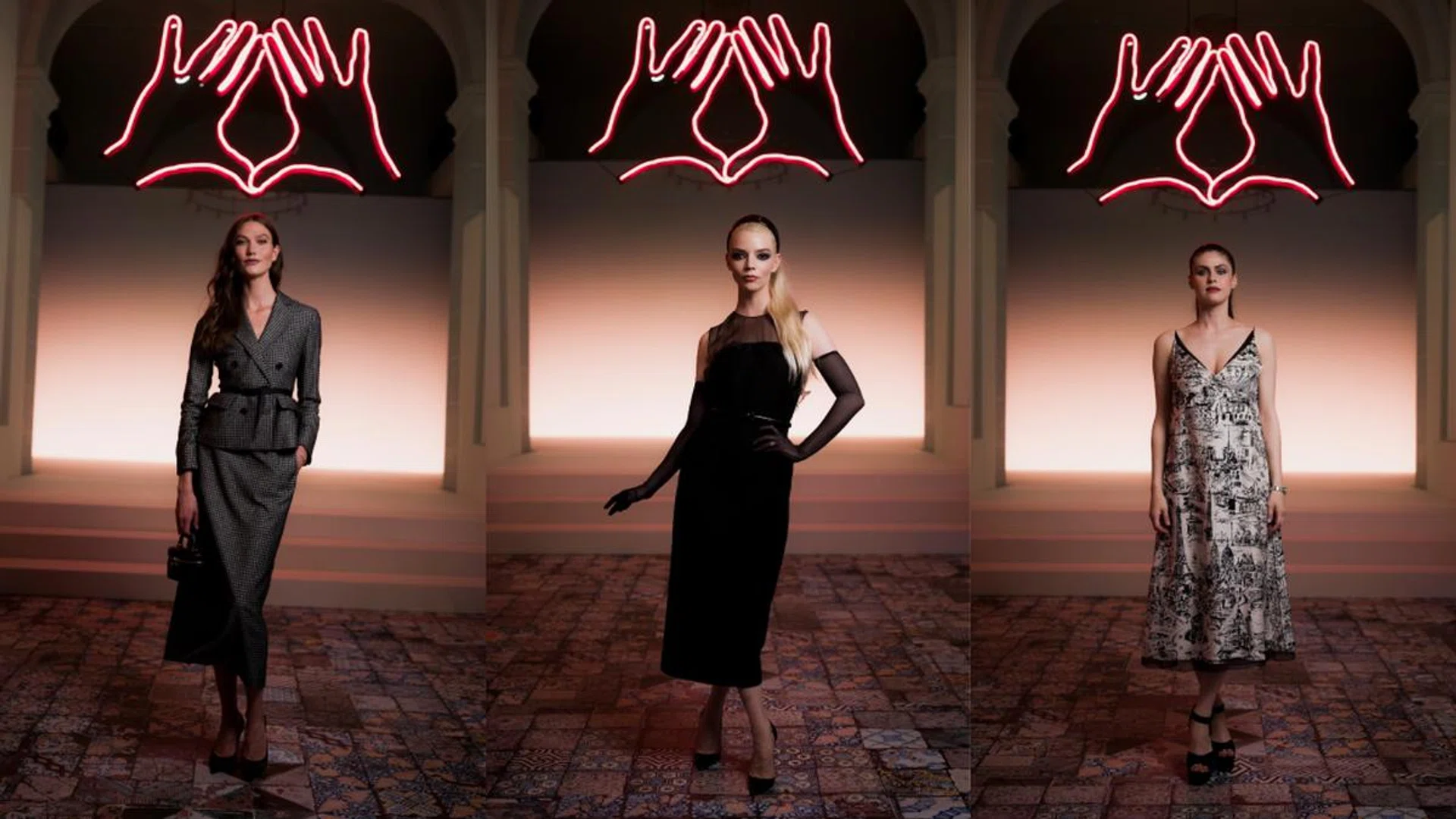 celebrities dior fall 2024 show