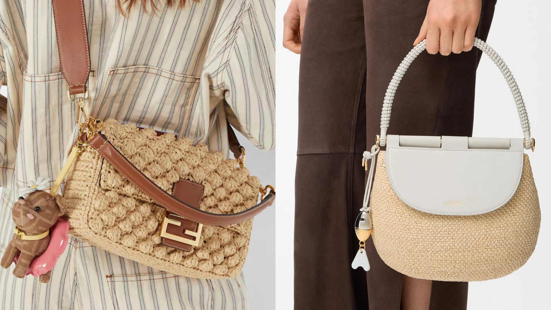 Luxury brand basket bags Summer 2026