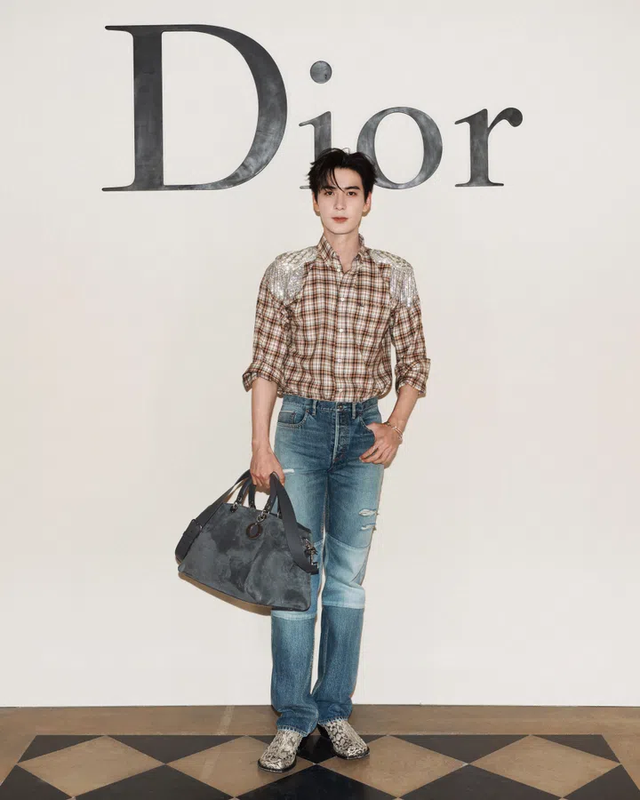 Chen Xingxu at Dior Spring Summer 2027 show Paris Fashion week