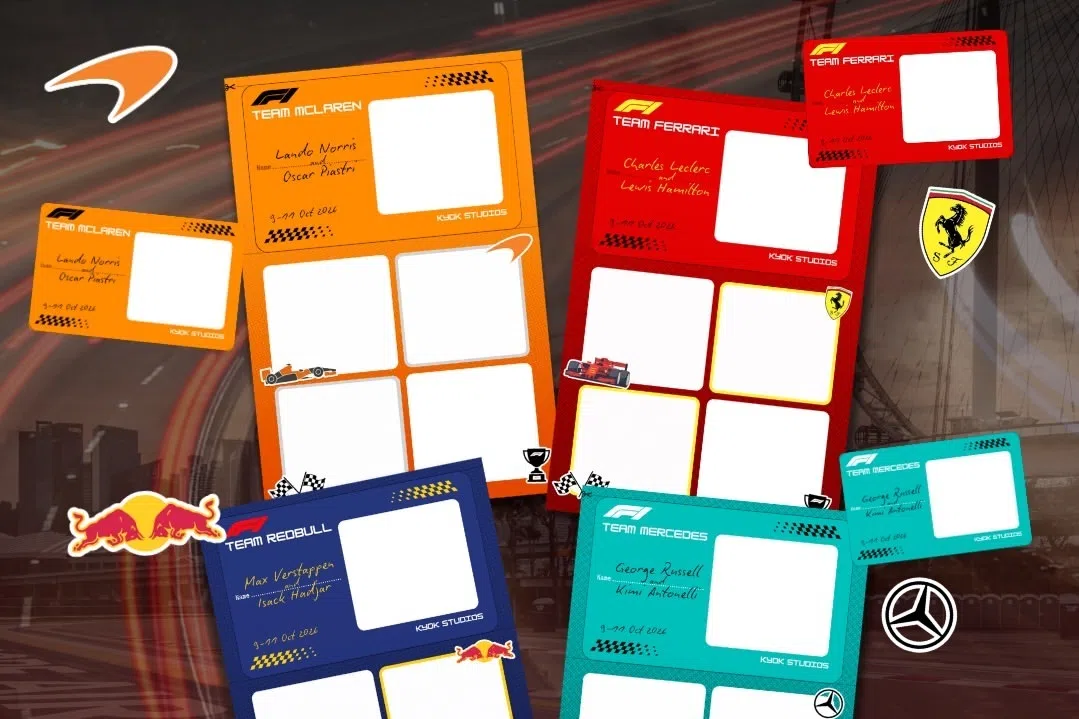 Ultimate List Of F1-Themed Photo Booths This Singapore Grand Prix 2026 Season