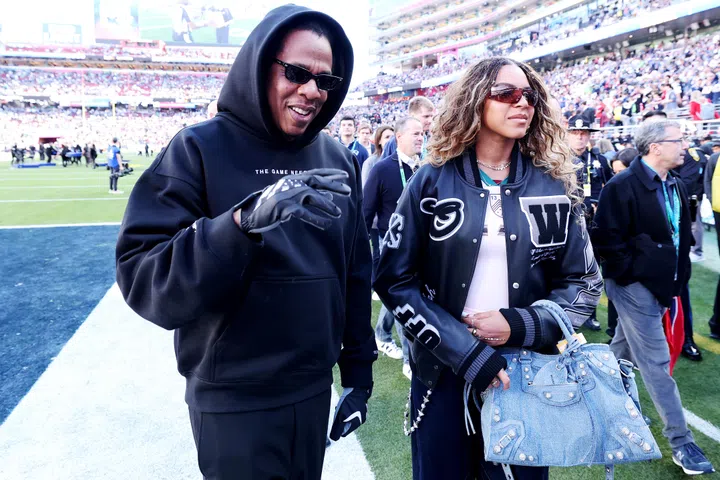 Jay-Z and Blue Ivy Super Bowl 2026 outfit