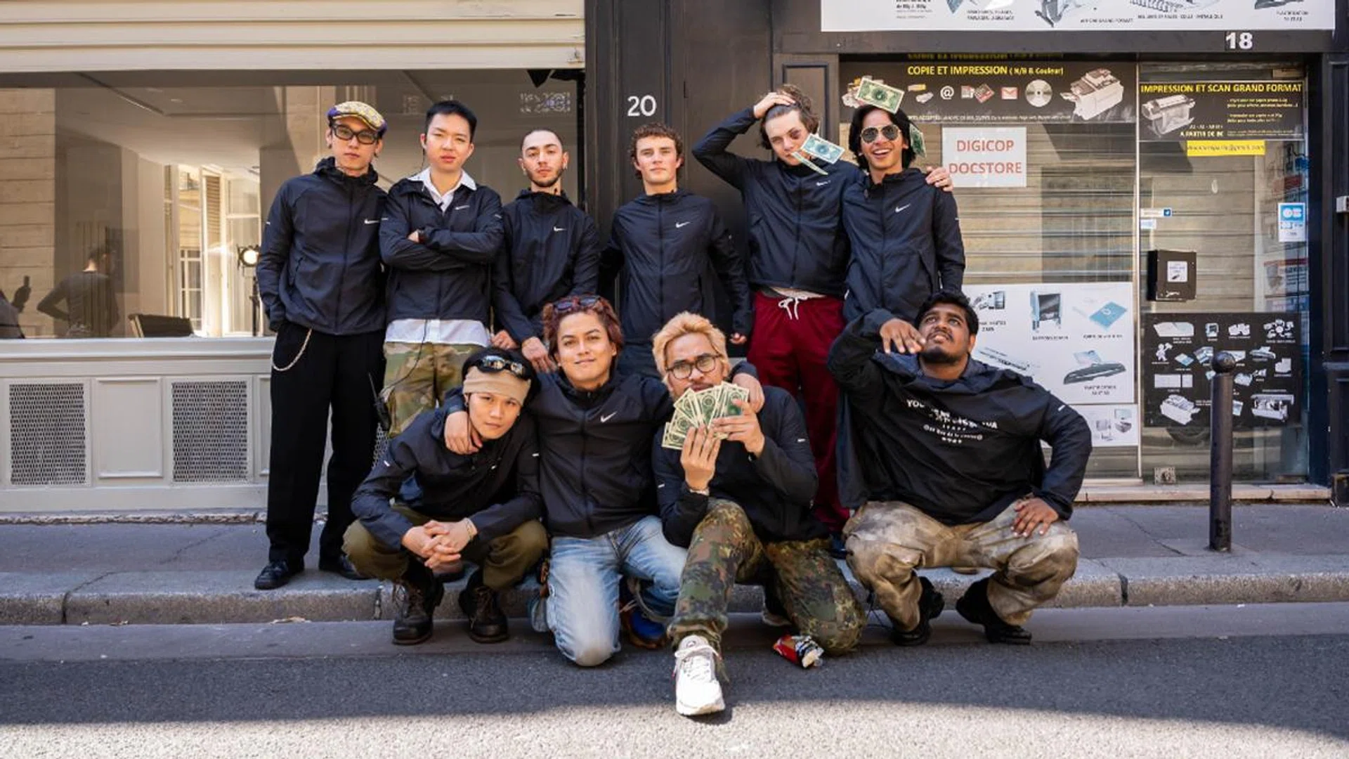 youths in balaclava