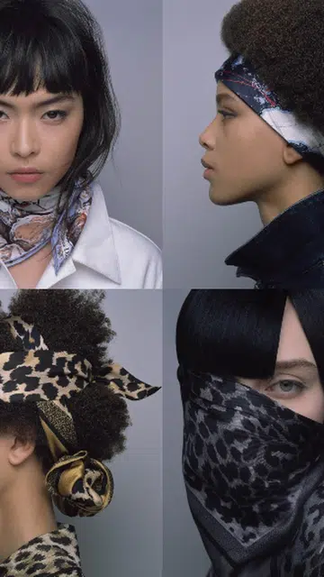dior silk scarf