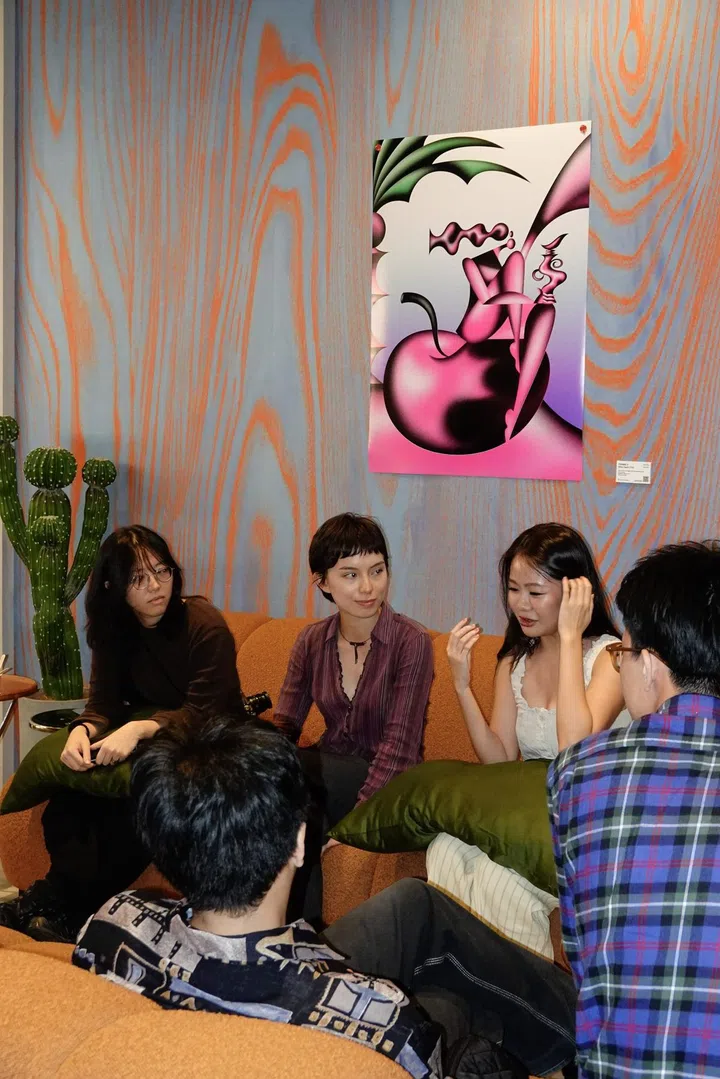 GOFY co-curator Anna Du Toit, alongside artists Jaeyyelle and Shuuhuahua, chatting about the inspiration behind their works.