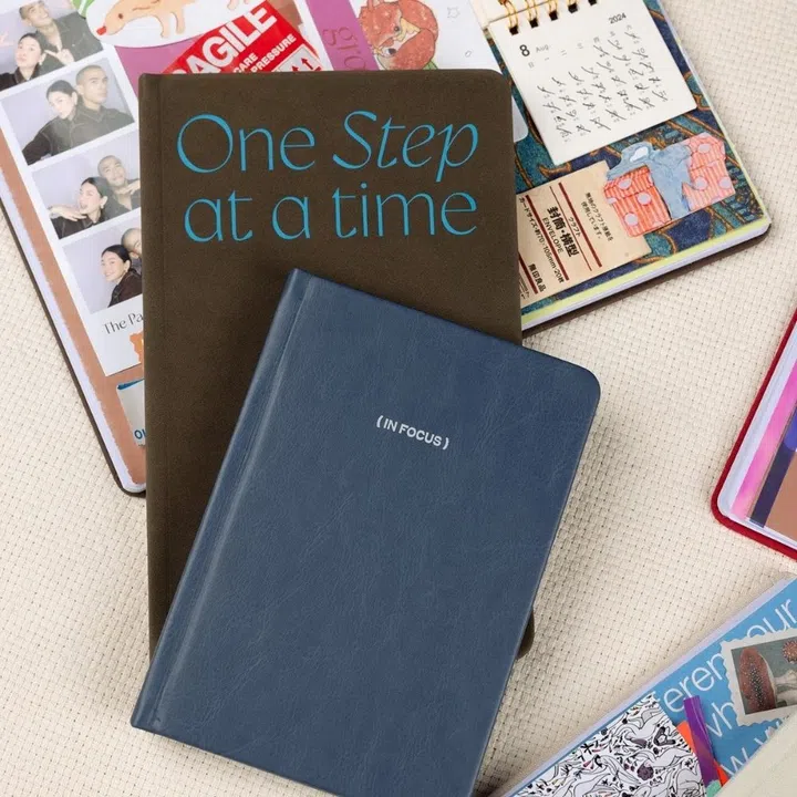 One Step at a Time A5 Dotted Notebook