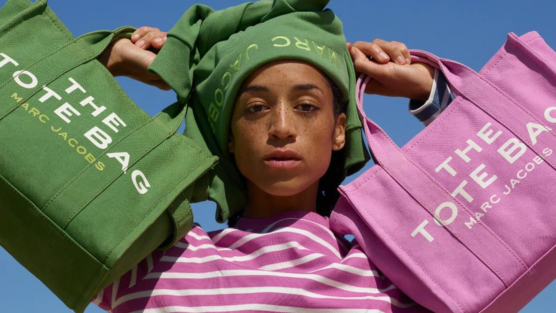 New colours have been added to Marc Jacobs' popular Tote Bag collection. Credit: Marc Jacobs