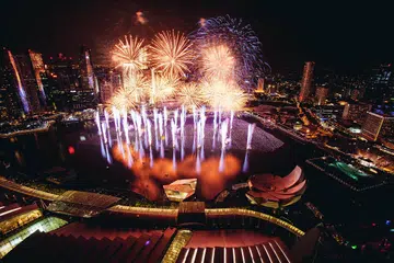 Firework view from CÉ LA VI Club Lounge