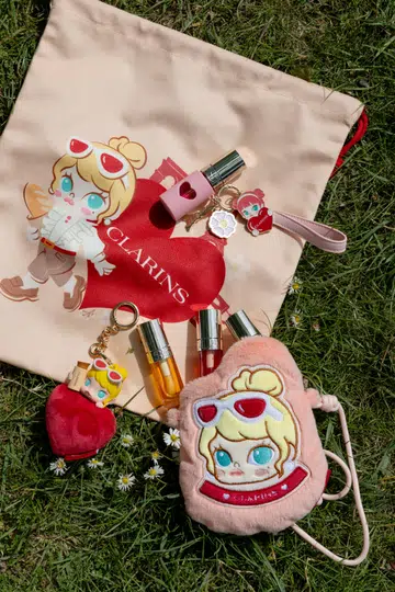 clarins pop mart molly collaboration