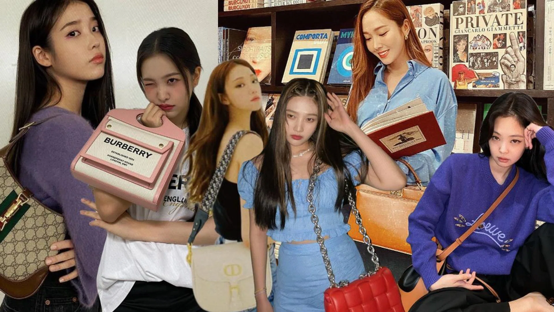 Korean stars making a fashion statement with their favourite designer handbags. Credit: Courtesy