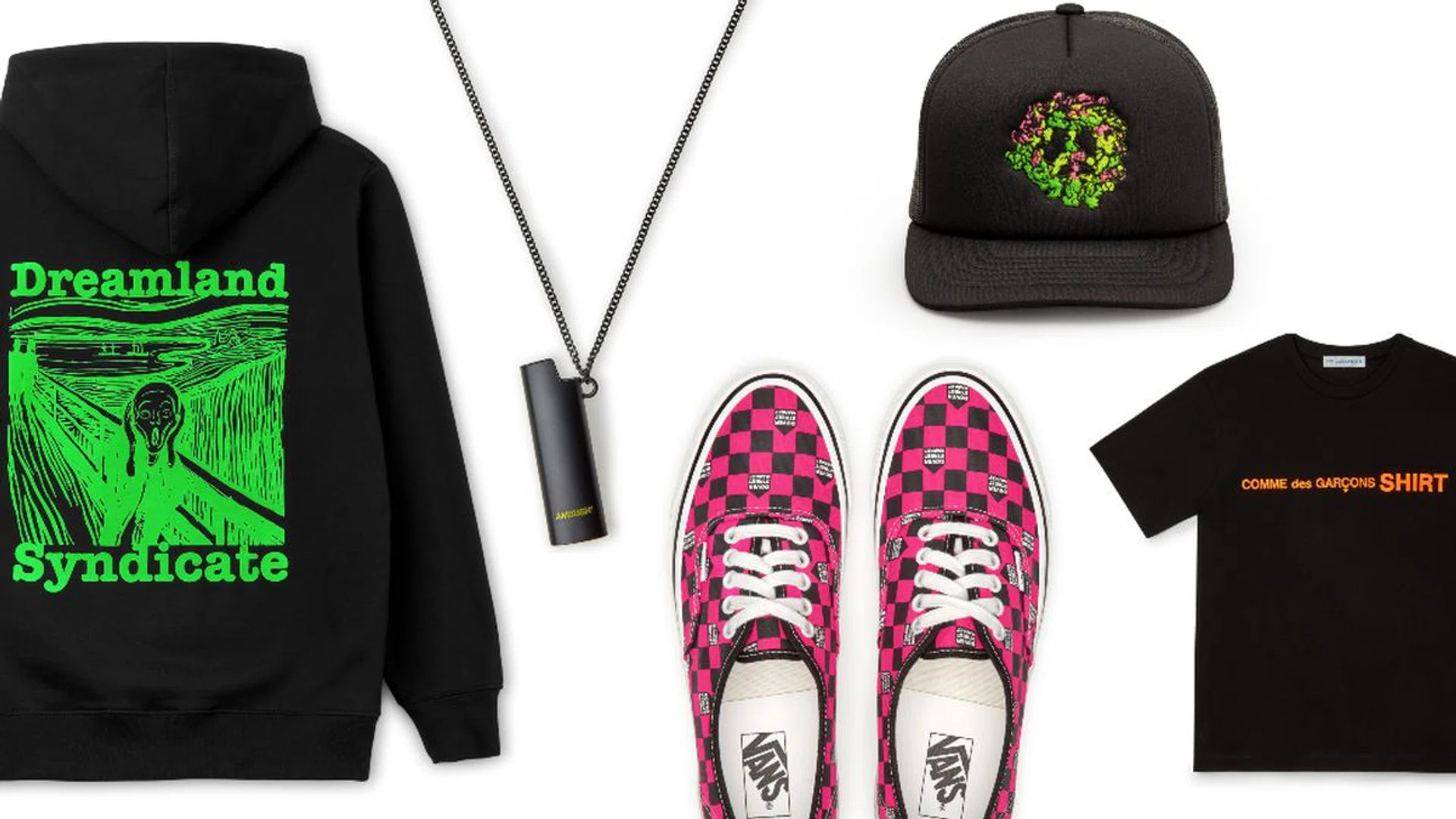 Go with the fluo. Credit: Dover Street Market Singapore
