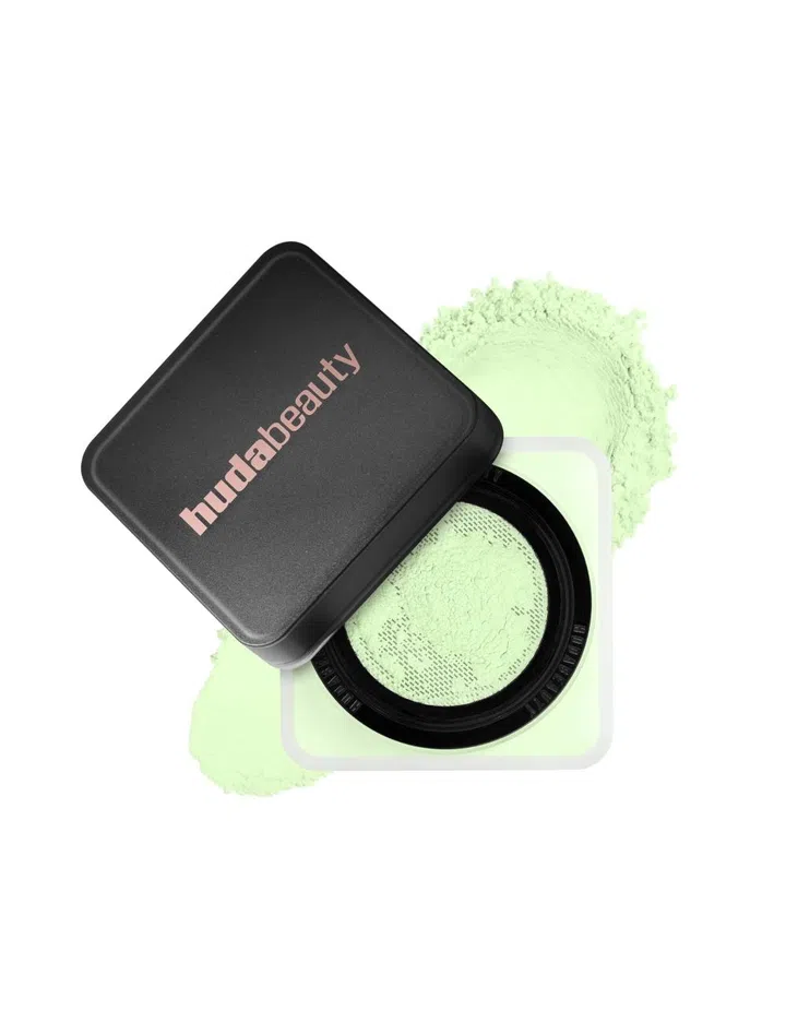 huda beauty green setting powder matcha milk cake singapore